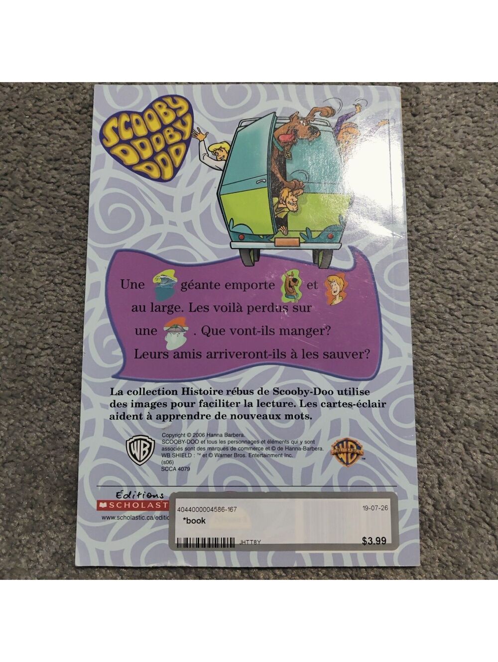Lot of 5 French Children's Books Robert Munsch Scooby-Doo Scholastic Paperbacks - Picture 4 of 7